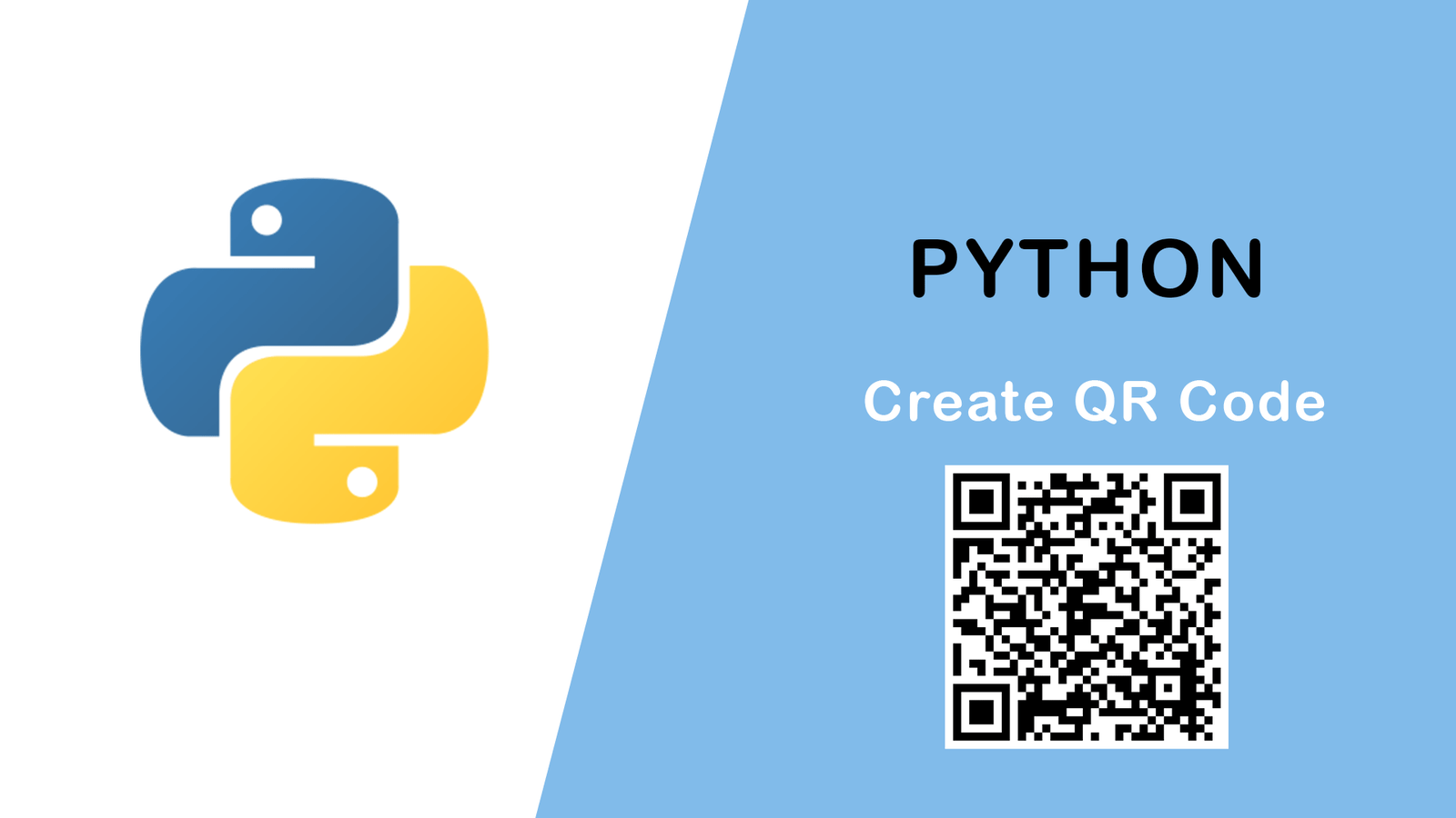 How to create QR Code using Python