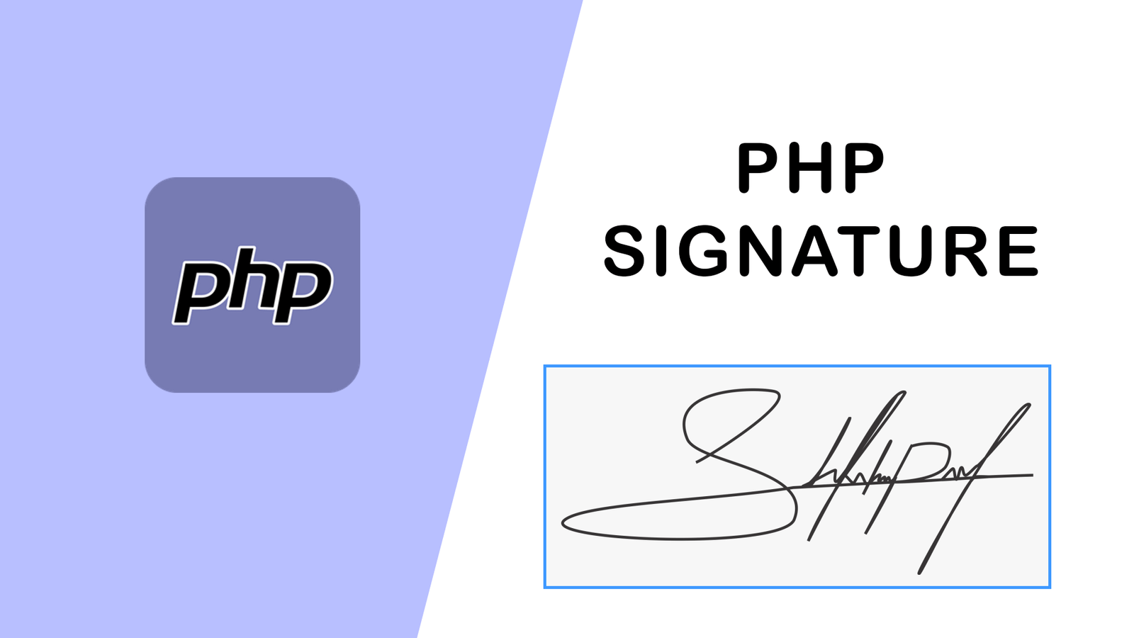 PHP Signature