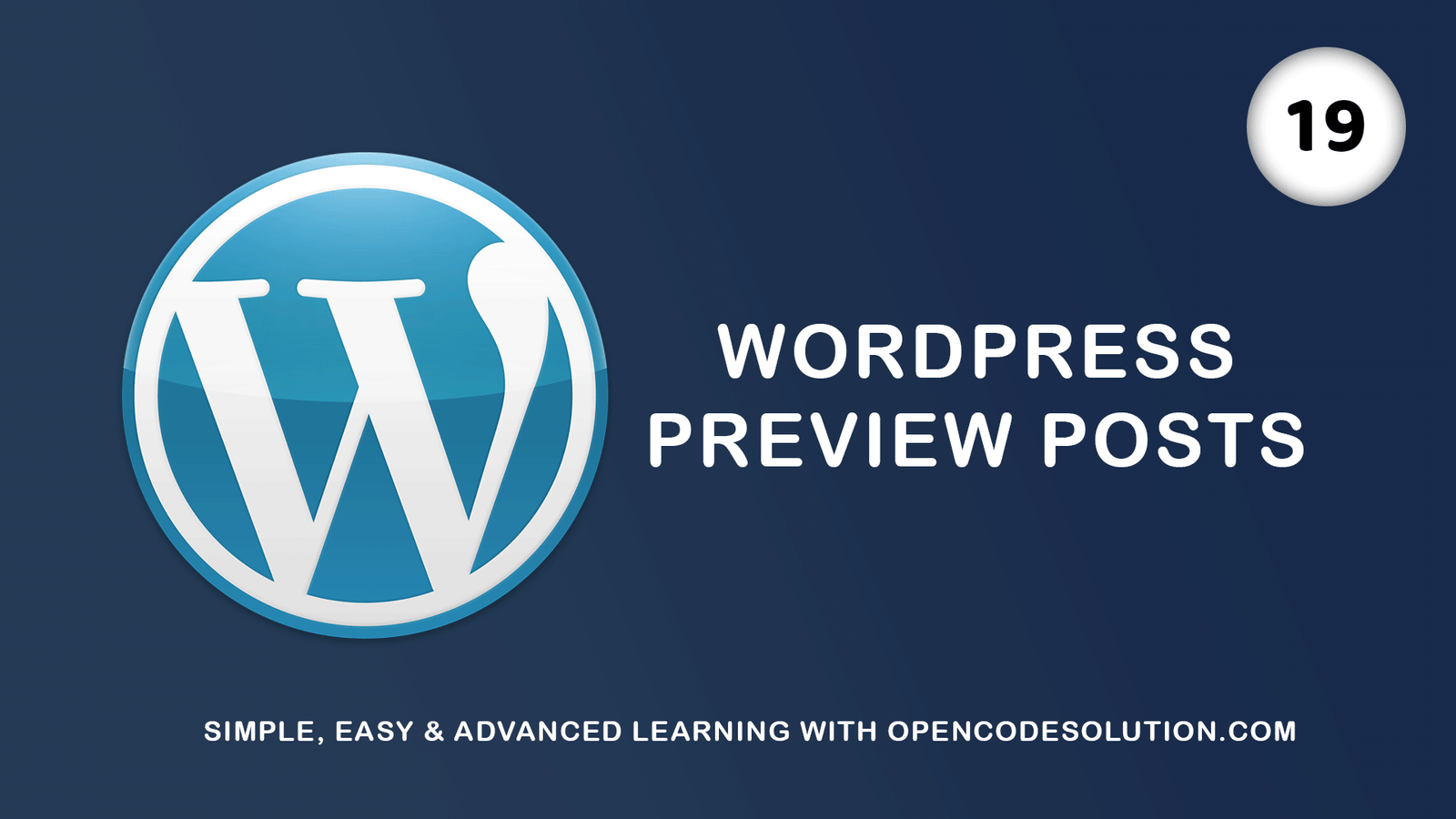 WordPress Preview Posts #19