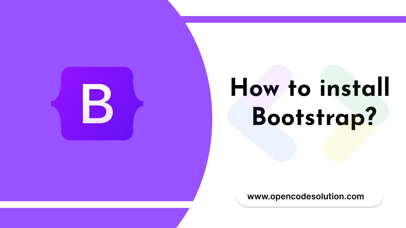 How to install Bootstrap?